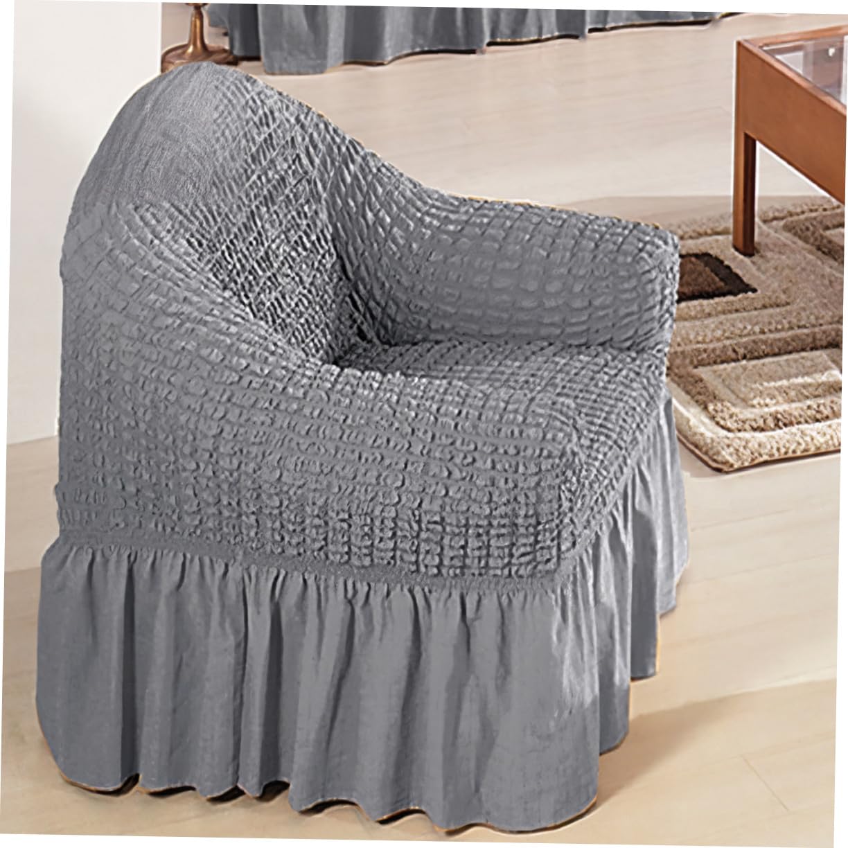 Toyvian Stretch Sofabezug Polyester Polyurethan Couchschutz für Relaxsessel mit Tasche Wohnzimmer Schonbezug Schutzhülle