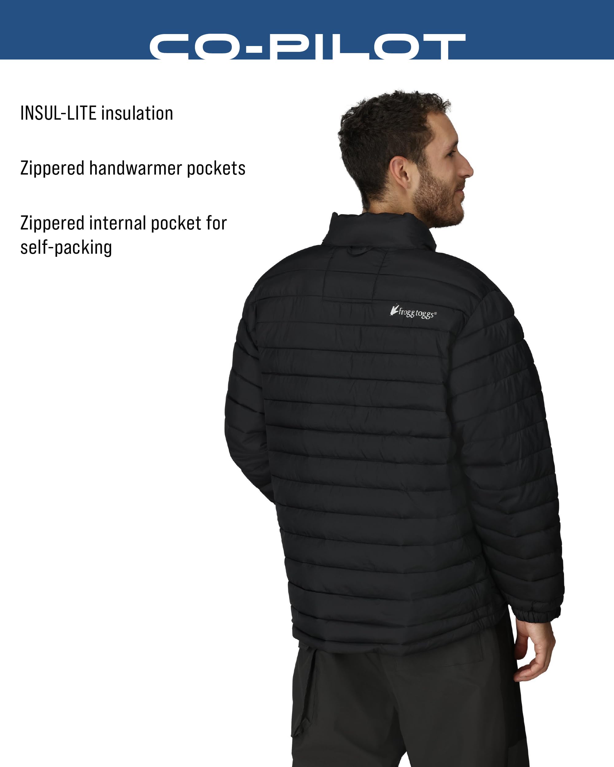 FROGG TOGGS Co-pilot Insulated Puff Jacket Co-Pilot - Chaqueta aislante Hombre (Pack de 1)