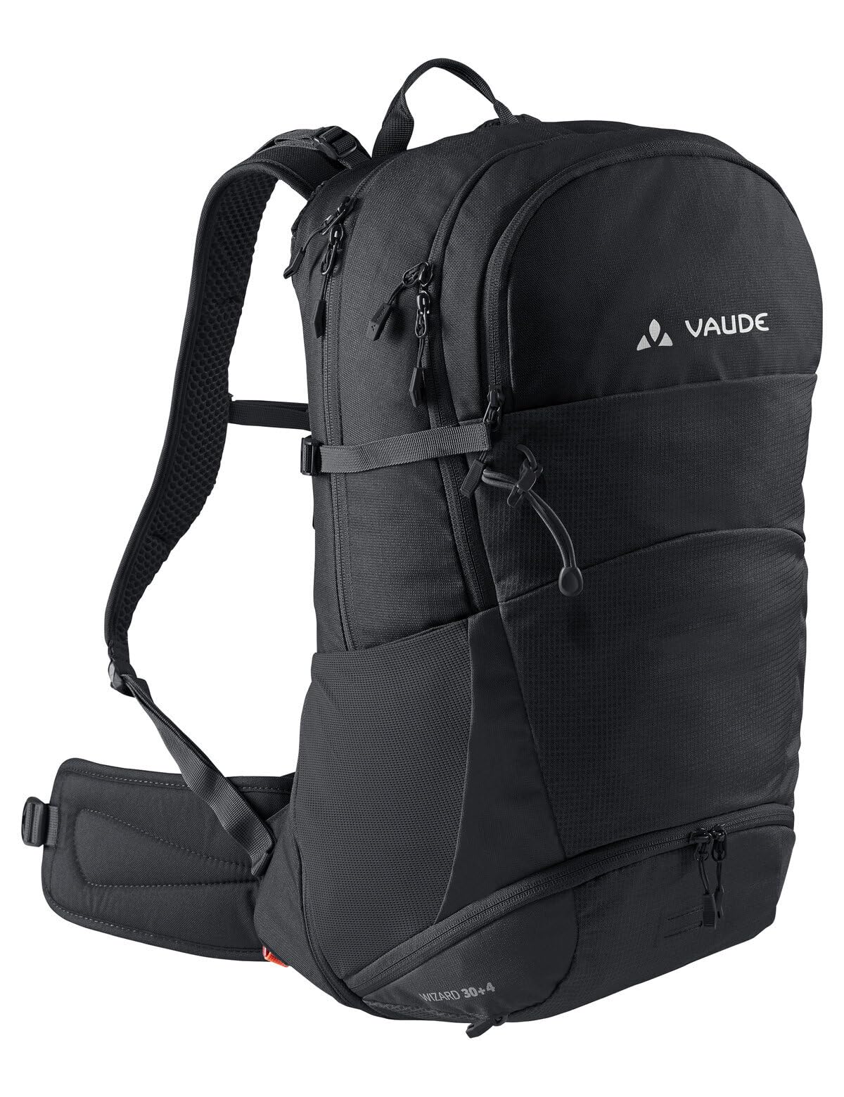 Vaude Wizard 30 + 4 yürüyüş sırt çantası, su geçirmez sırt çantası, kadın ve erkek, iyi düşünülmüş taşıma sistemli ve pratik bölmeli konforlu trekking sırt çantası