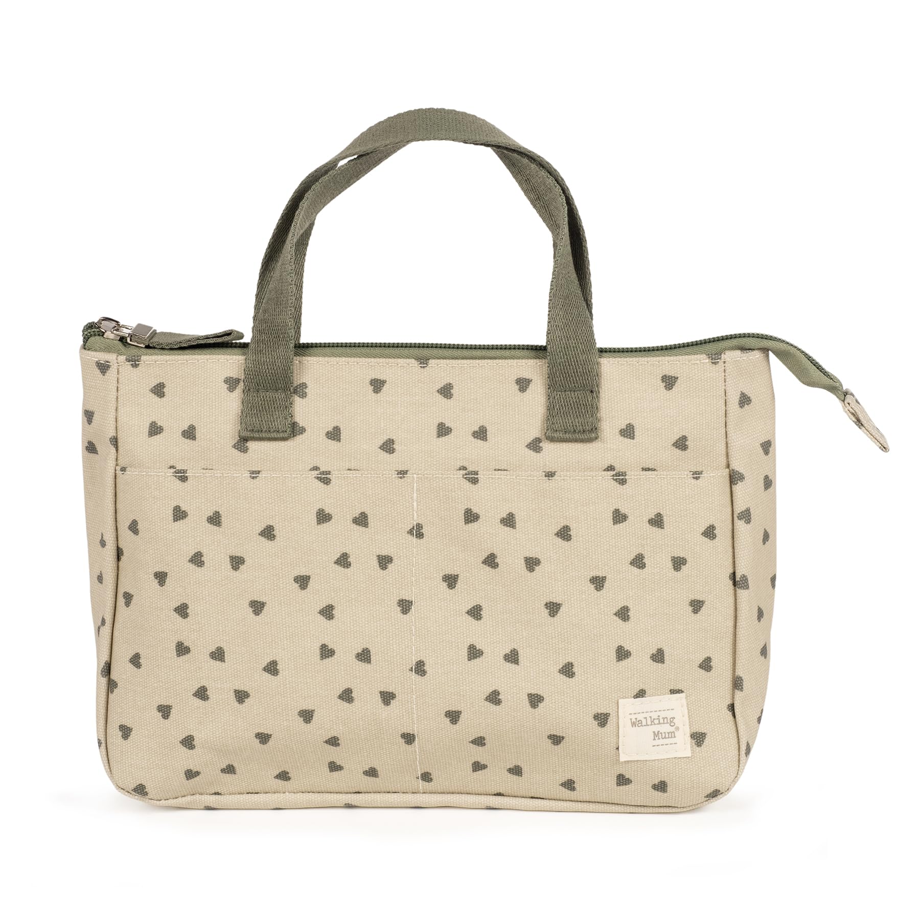 Walking Mum - Neceser Corazones Poppy Musgo