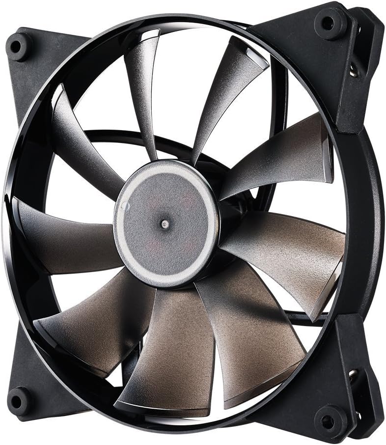 Cooler Master MasterFan Pro 140 Air Flow- 140mm High Air Flow Black Case Fan, Computer Cases CPU Coolers and Radiators