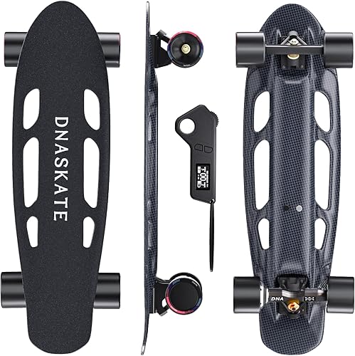 Monopatín eléctrico M2SPro con control remoto, velocidad máxima de 1722 Mph, rango de 9 millas, motor de cubo de 400800 W, monopatín para adultos y