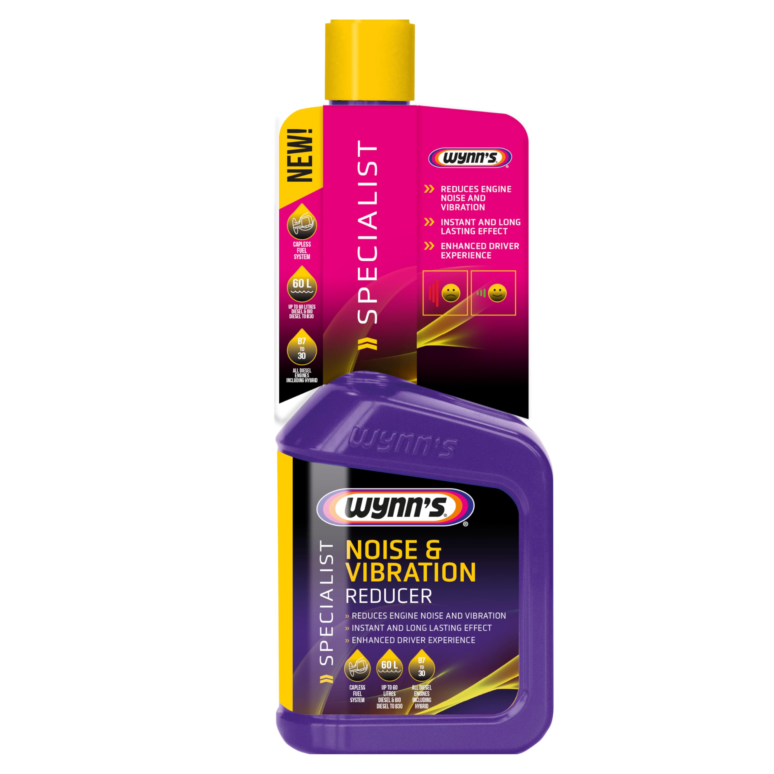 Wynn's Diesel Additive - Noise and Vibration Reducer for All Diesel Engines – Restores Efficient Combustion - 325 ml