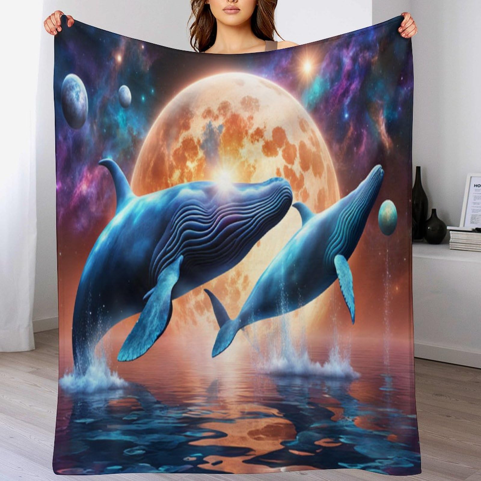 Couvre-lit étoilery Sky Whale couverture de balcon anti-froid pour profiter de vos nuits d'été