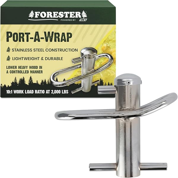 FORESTER Port-A-Wrap | Stainless Steel Portawrap for Tree Work | 7,000lb Breaking Strength | 10:1 Work Load Ratio at 200