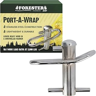 FORESTER Port-A-Wrap | Stainless Steel Portawrap for Tree Work | 7,000lb Breaking Strength | 10:1 Work Load Ratio at 2000lbs | Arborist Tree Rigging Equipment