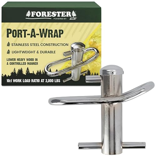 FORESTER Port-A-Wrap | Stainless Steel Portawrap for Tree Work | 7,000lb Breaking Strength | 10:1 Work Load Ratio at 2000lbs | Arborist Tree Rigging Equipment - Medium