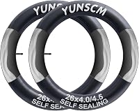YunSCM 26" Fat Bike Önjavító Belső Gumi 4.0/4.5 AV32 Szelep 2db 1