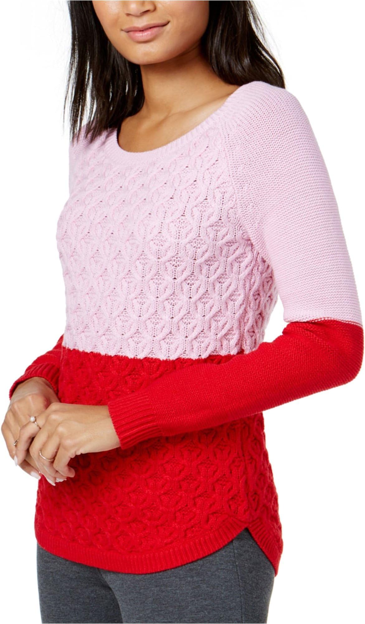 Womens Colorblocked Pullover Sweater, Multicoloured, Small