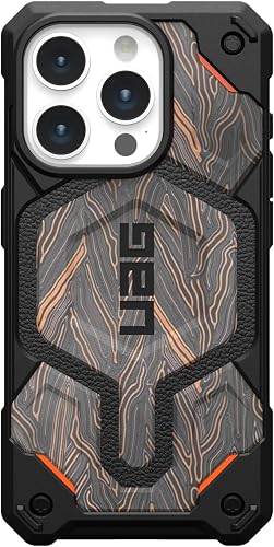 URBAN ARMOR GEAR UAG [Limited Edition] Designed for iPhone 15 Pro Case 6.1" Monarch Pro G-10, Built-in Magnet Compatible with MagSafe Charging Premium Garolite Rugged MIL-STD Protective Cover - 3