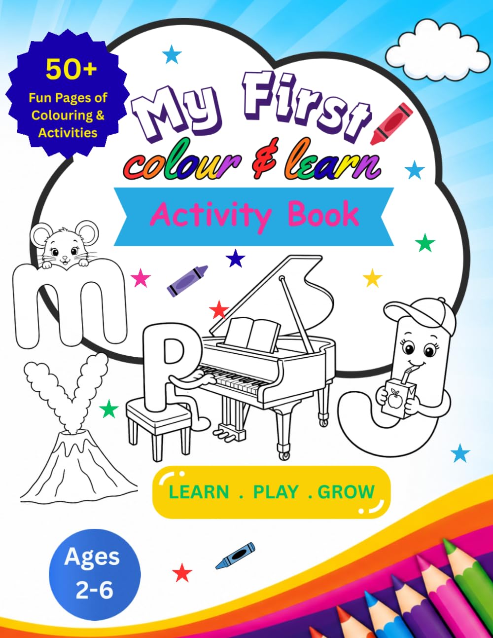 My first colour and learn: Activity book