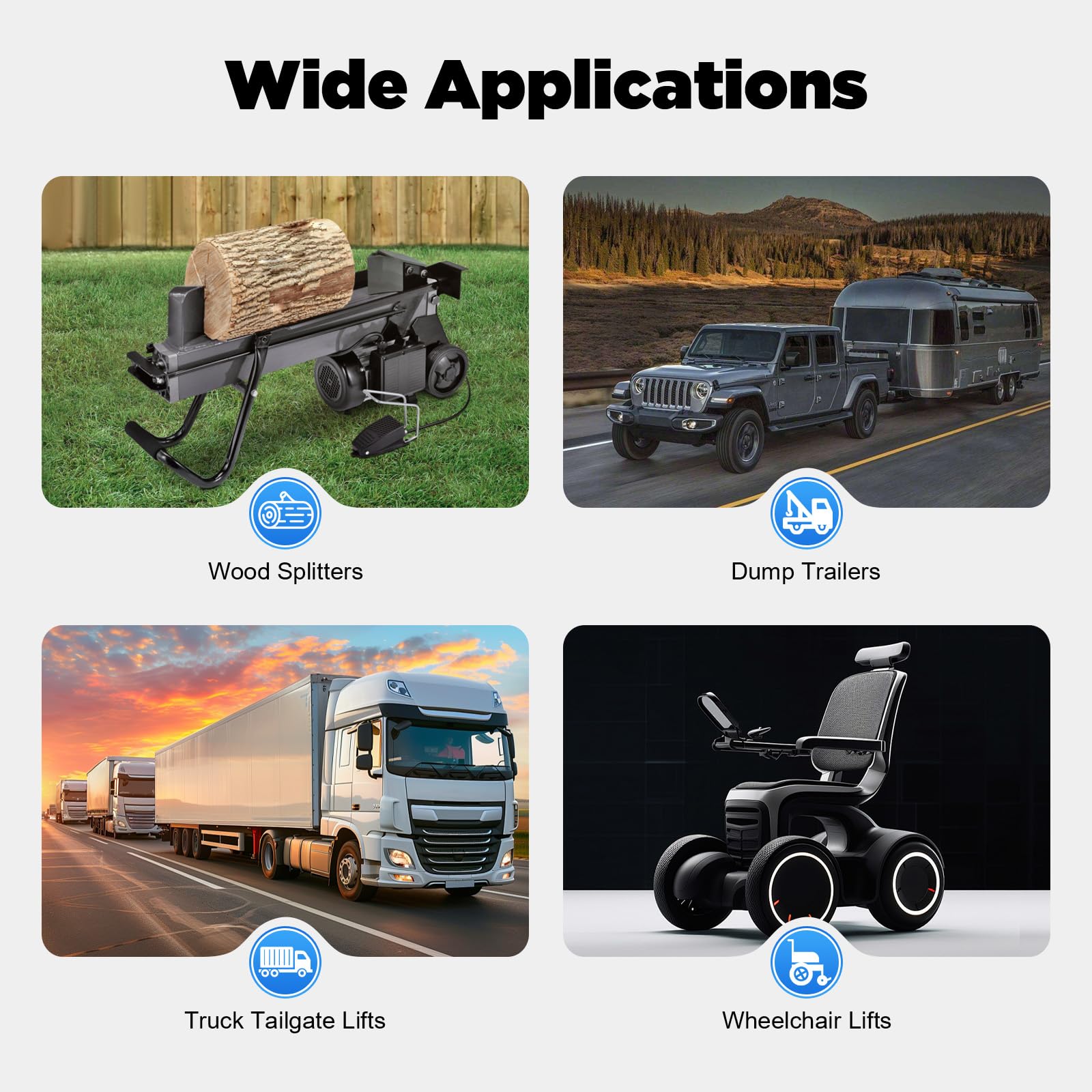 Hydraulic Log Splitter Pump Hydraulic Equipment Hydraulic Pump 2 Stage Gear 16 GPM Log Splitter Pump for Speeco 3600 RPM