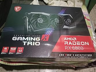 Amazon.com: MSI Gaming Radeon RX 6800 16GB GDRR6 256-Bit HDMI/DP 2105 ...