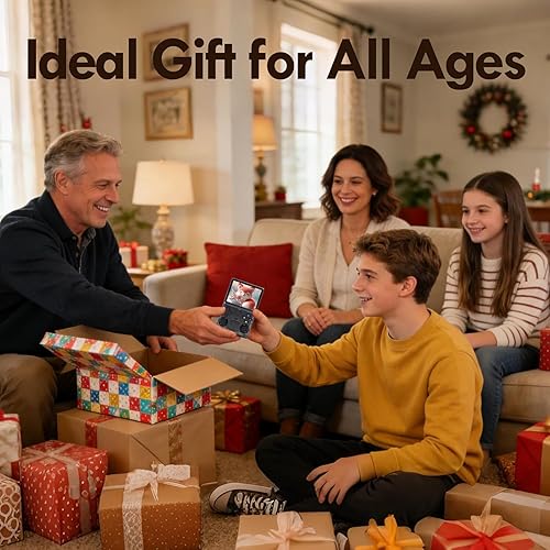 Vista 7 de Retrosnap - Consola de juegos portátil 2026, consola retro Snap Gaming Pro con 14 emuladores, más de 20000 juegos precargados, pantalla IPS de 3.5