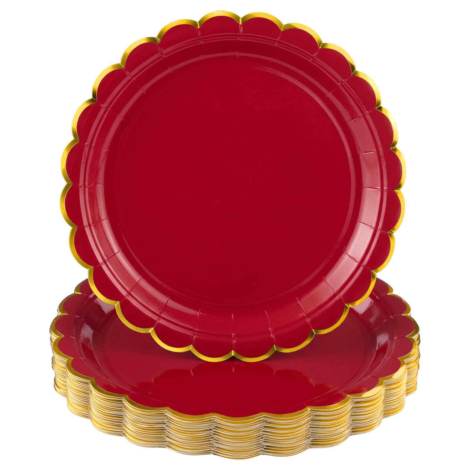 NatNarr Ivory Paper Plates - 30 Pack -12