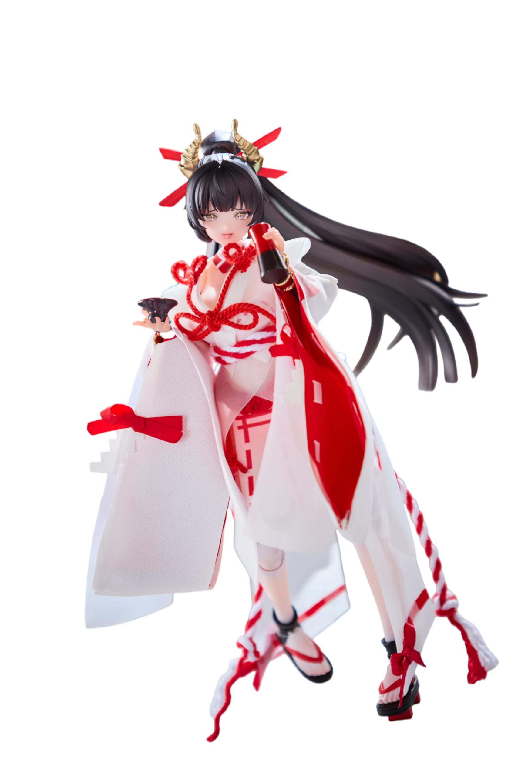 Amazon.co.jp: LEBOO 溯行 Sushing 1/12 戦闘巫女 上滕桜 可動