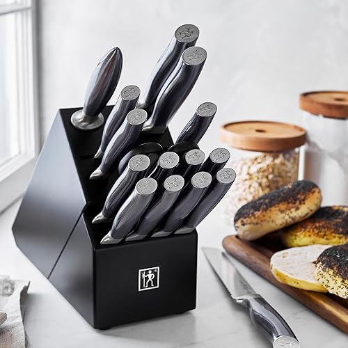 Miniatura 6 de Henckels Juego de bloques de cuchillos de grafito de 18 piezas