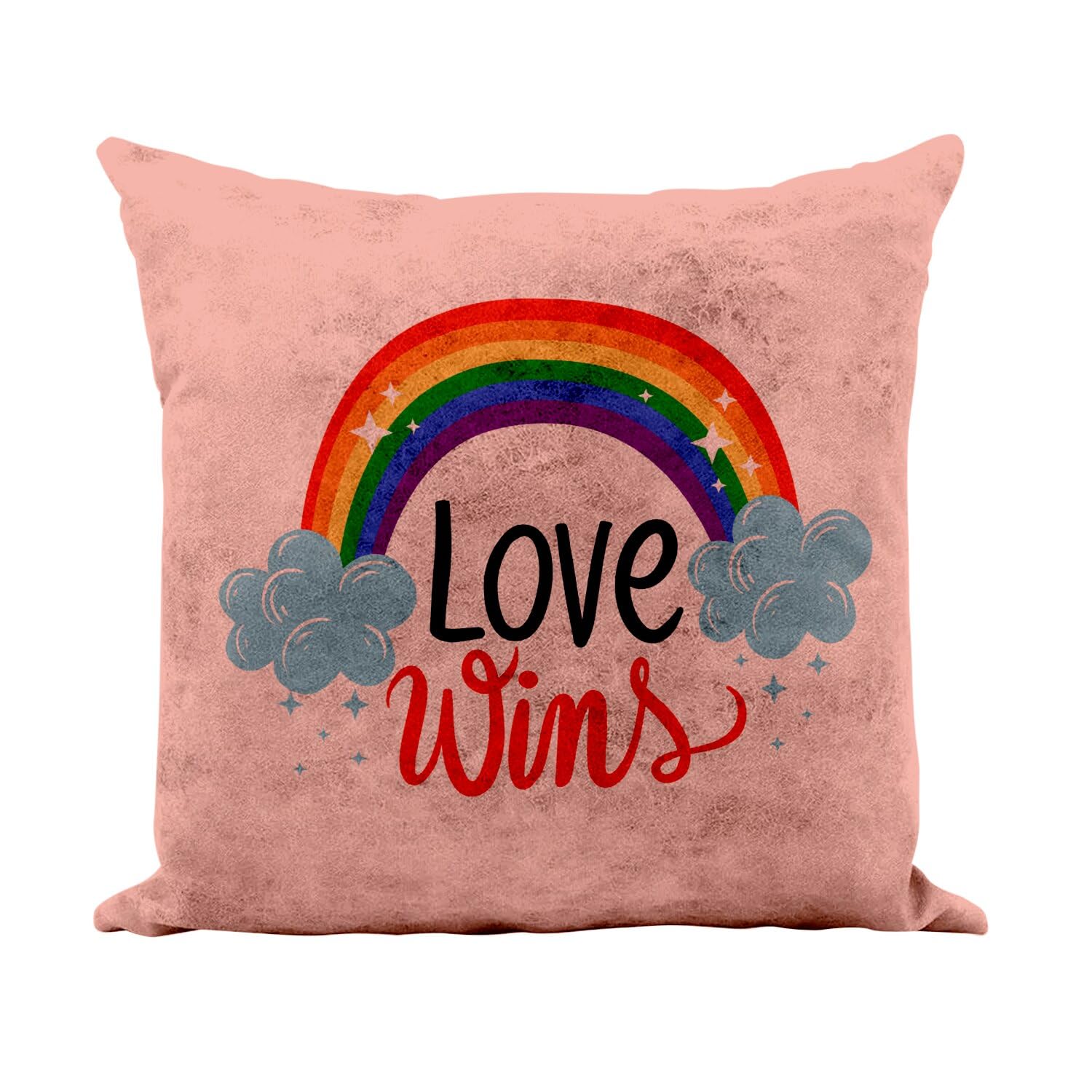 Coussin Arc en Ciel Rose Décorez Votre Salon avec Fierté LGBT