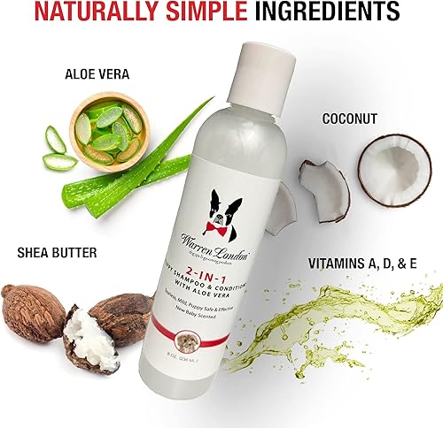 Miniatura 2 de Warren London Champú y acondicionador para cachorros 2 en 1  Champú para mascotas sin lágrimas para cachorros y gatos  Fabricado en Estados Unidos