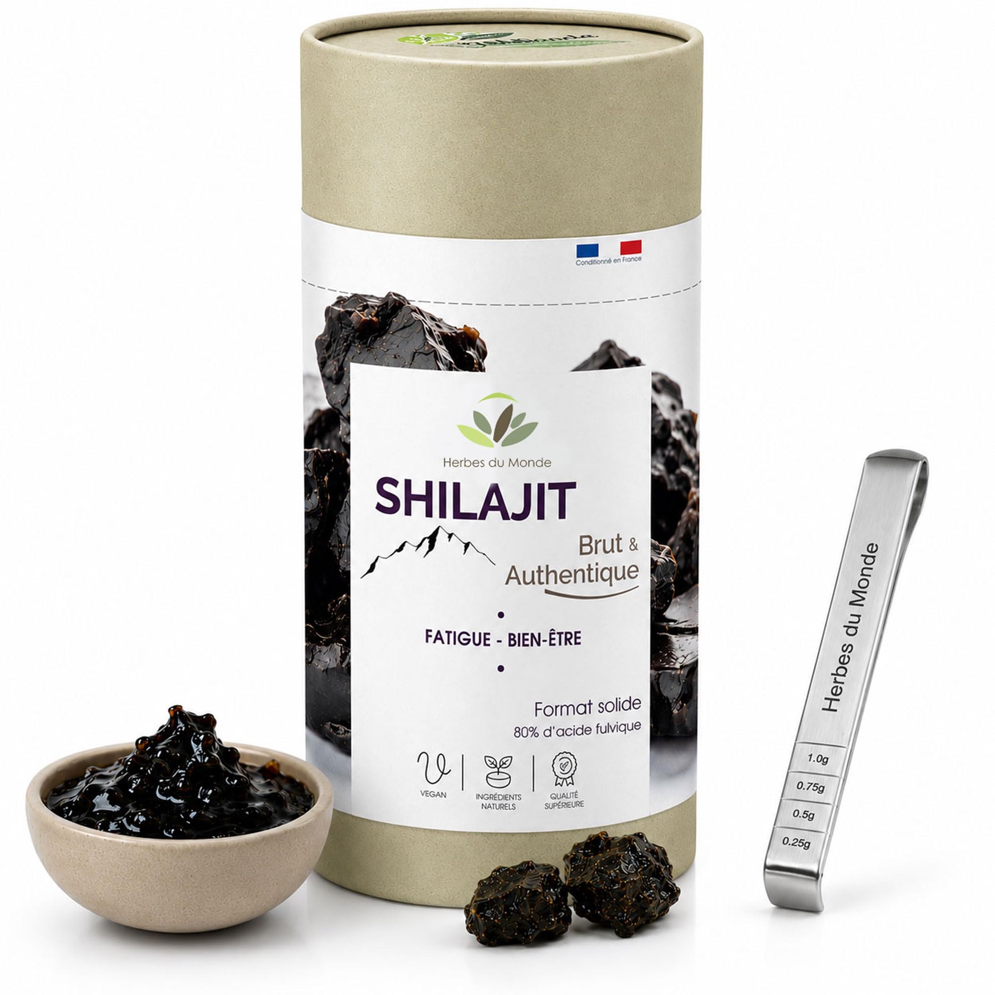Herbes du Monde - Shilajit puro 50 g - Resina del Himalaya