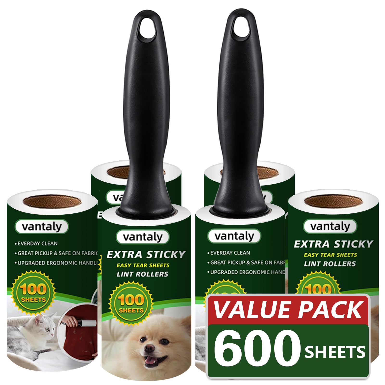 Vantaly Lint Roller Pack