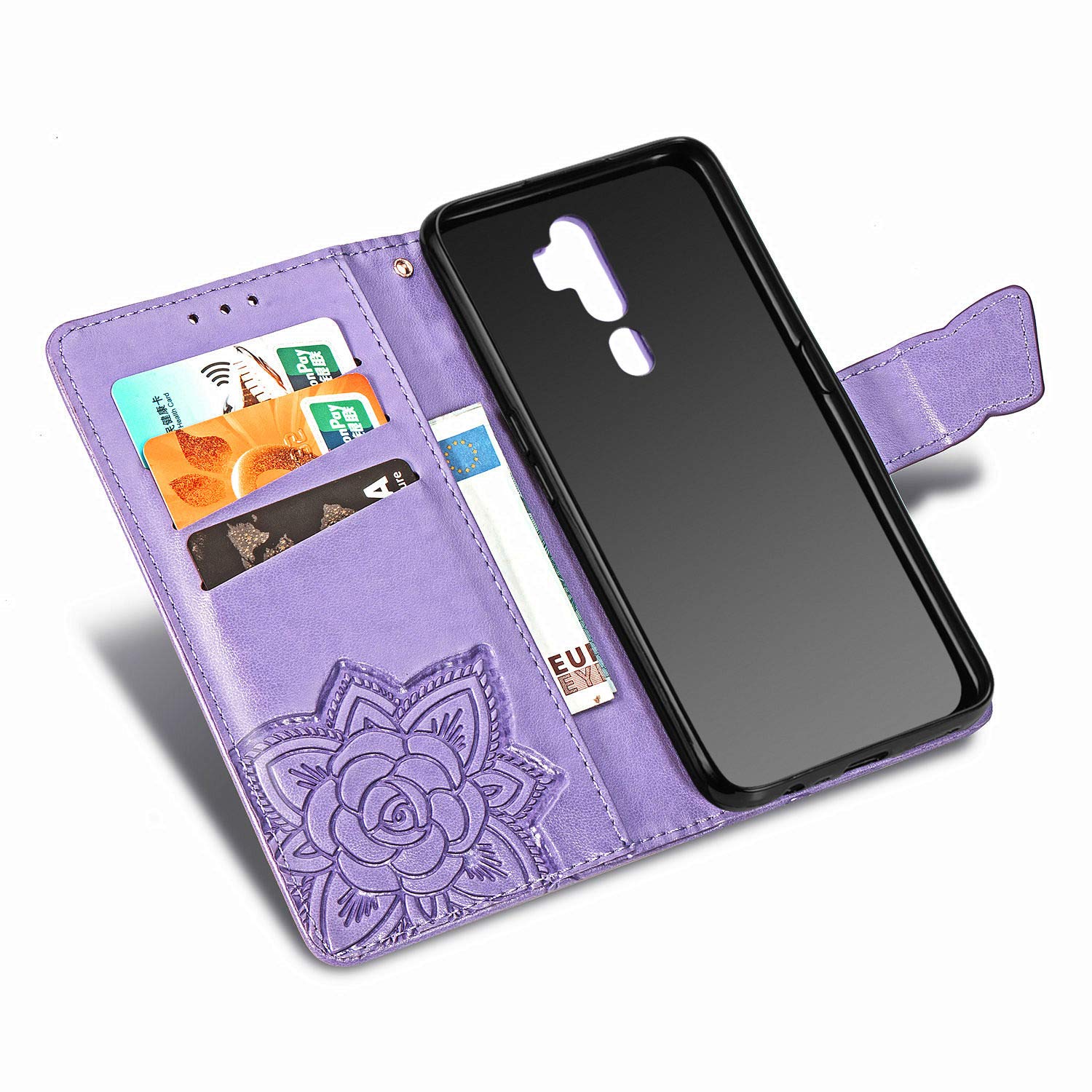 Amazon | OPPO A5 2020 ケース 手帳型 A9 2020 ケース 財布型 カード