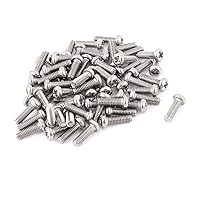 Vista 1 de uxcell Tornillos Phillips de cabeza cruzada de acero inoxidable 304 M2.0.197 x 0.315 in 60pcs