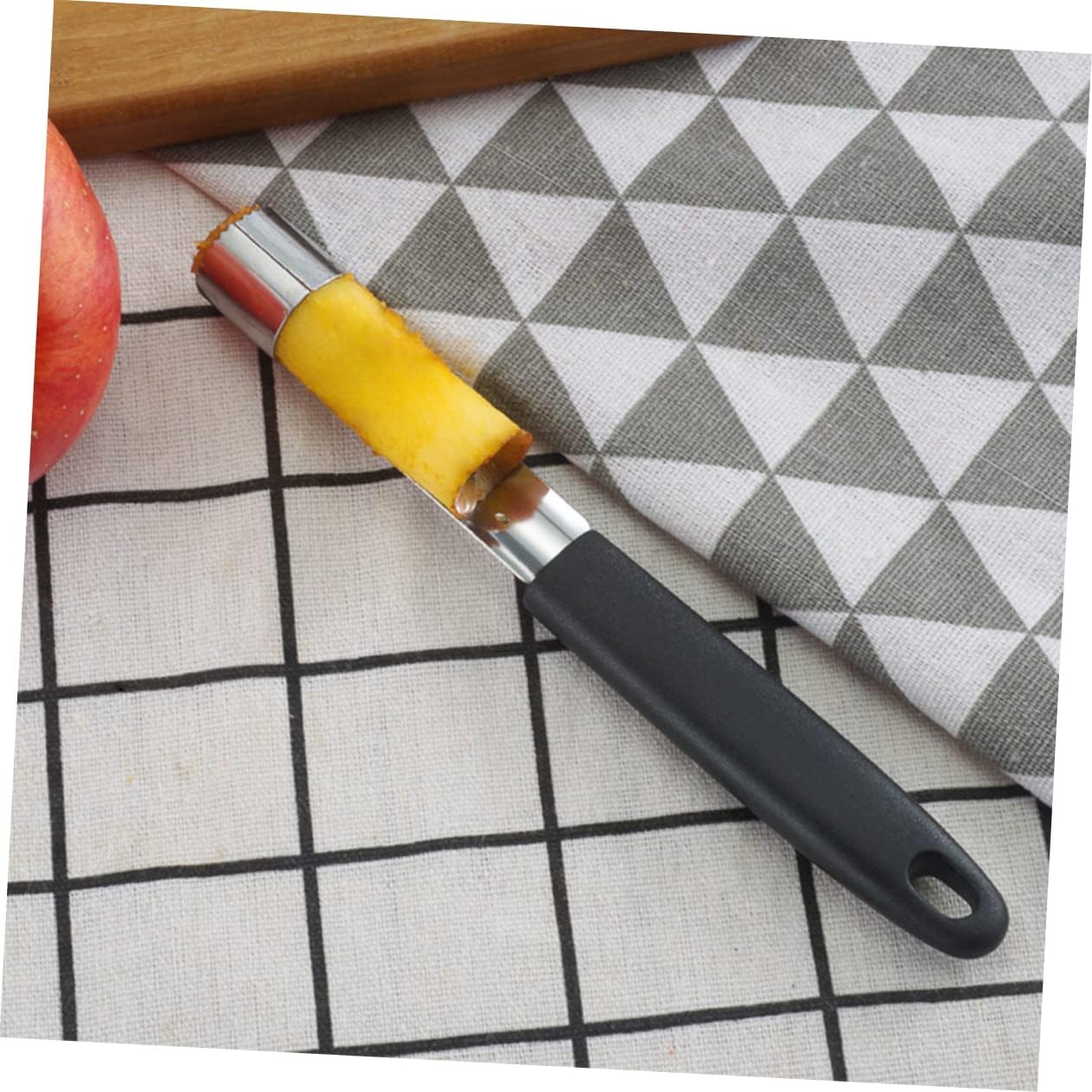 Fruit Core Remover 2-Pack Stainless Steel Corer Tool for Tomatoes Pears Bell Peppers and More Kitchen Gadget
