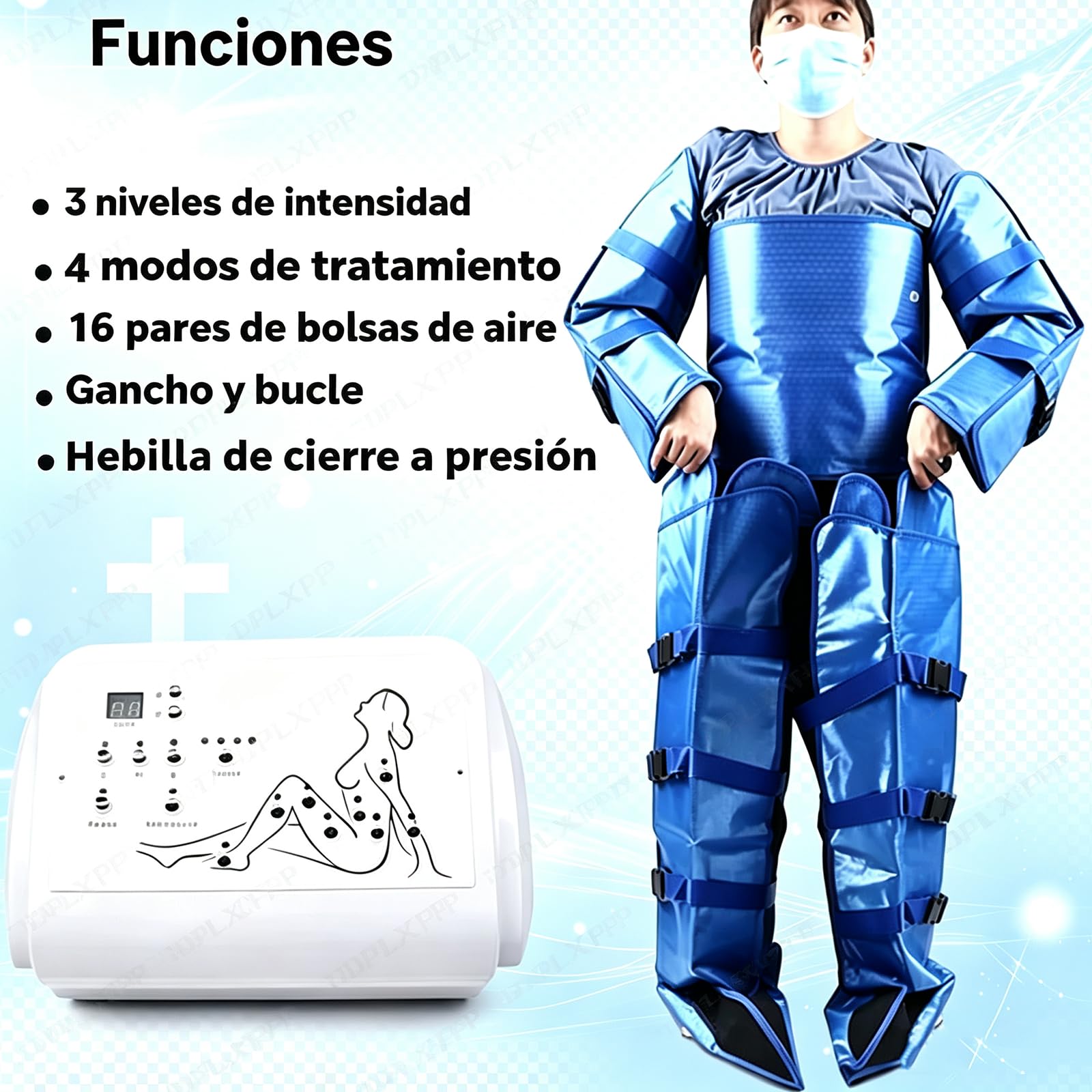 Dispositivo Belleza Adelgazar Y Masaje Drenaje Linfático Cuerpo Completo