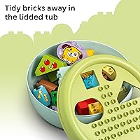 Vista 5 de LEGO DUPLO Mi primer clasificador de formas: juguete sensorial de casa de cachorro para niños pequeños - Juego de aprendizaje y clasificación