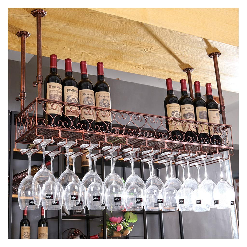 Casier à vin de table style européen marron 80x25 cm de haute qualité