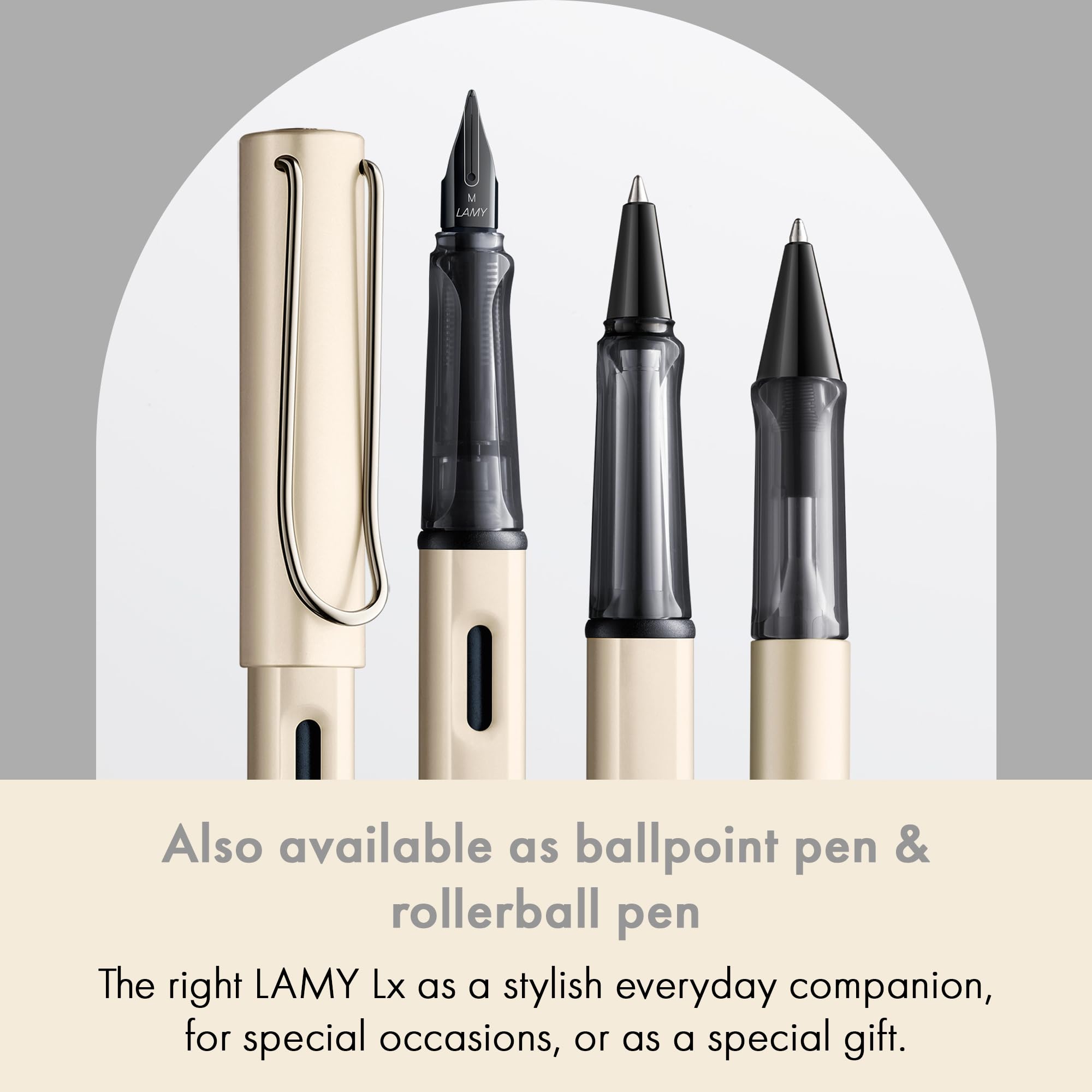 Amazon | Lamy LX 万年筆 アルミニウム パラジウム | 万年筆 | 文房具