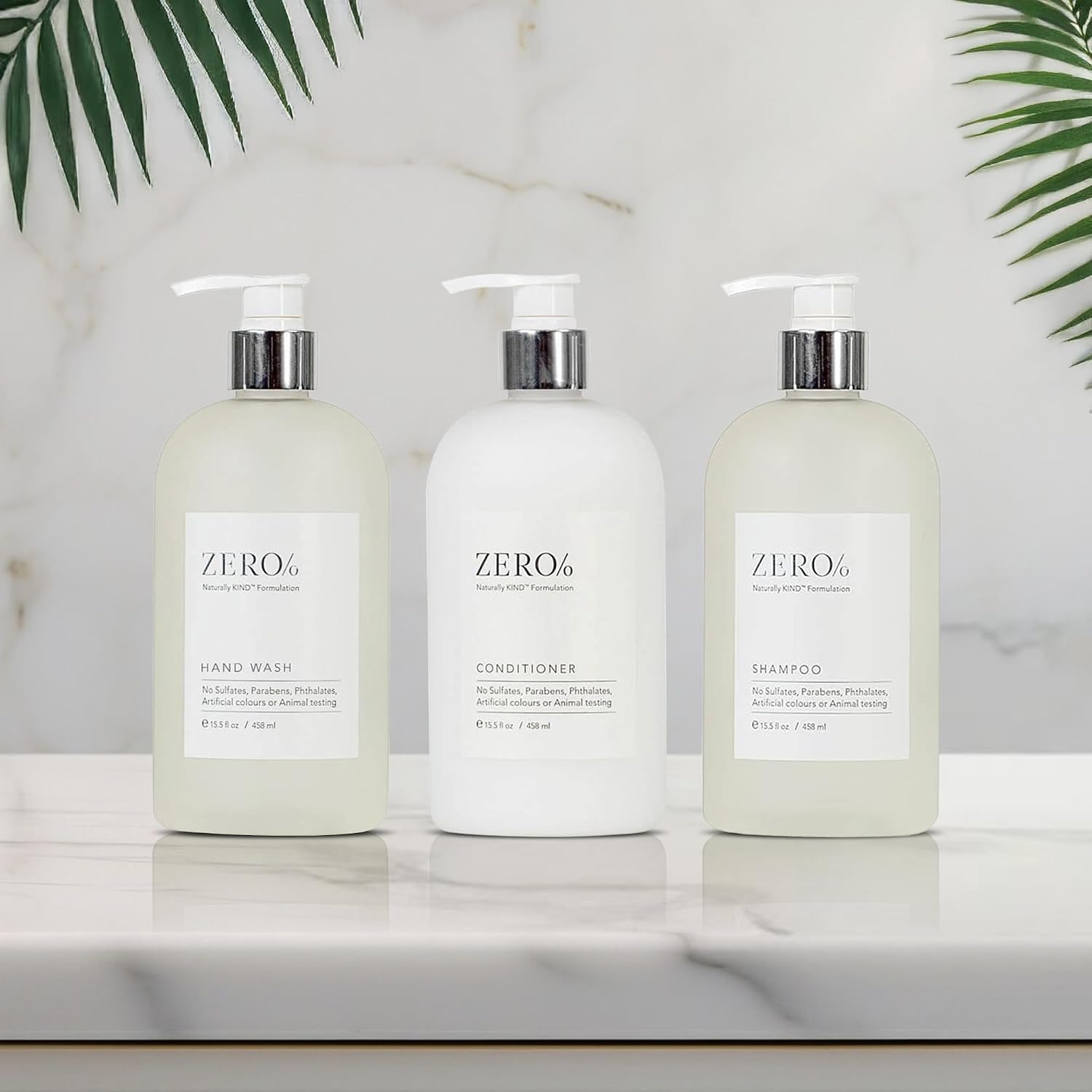 Gilchrist & Soames Zero% Unisex Hand Wash – Naturally Kind Sulfate, Paraben & Cruelty-Free Soap, Refreshing Botanical Scent Infused with Glycerin & Aloe for Soft, Hydrated Hands, 15.5 oz