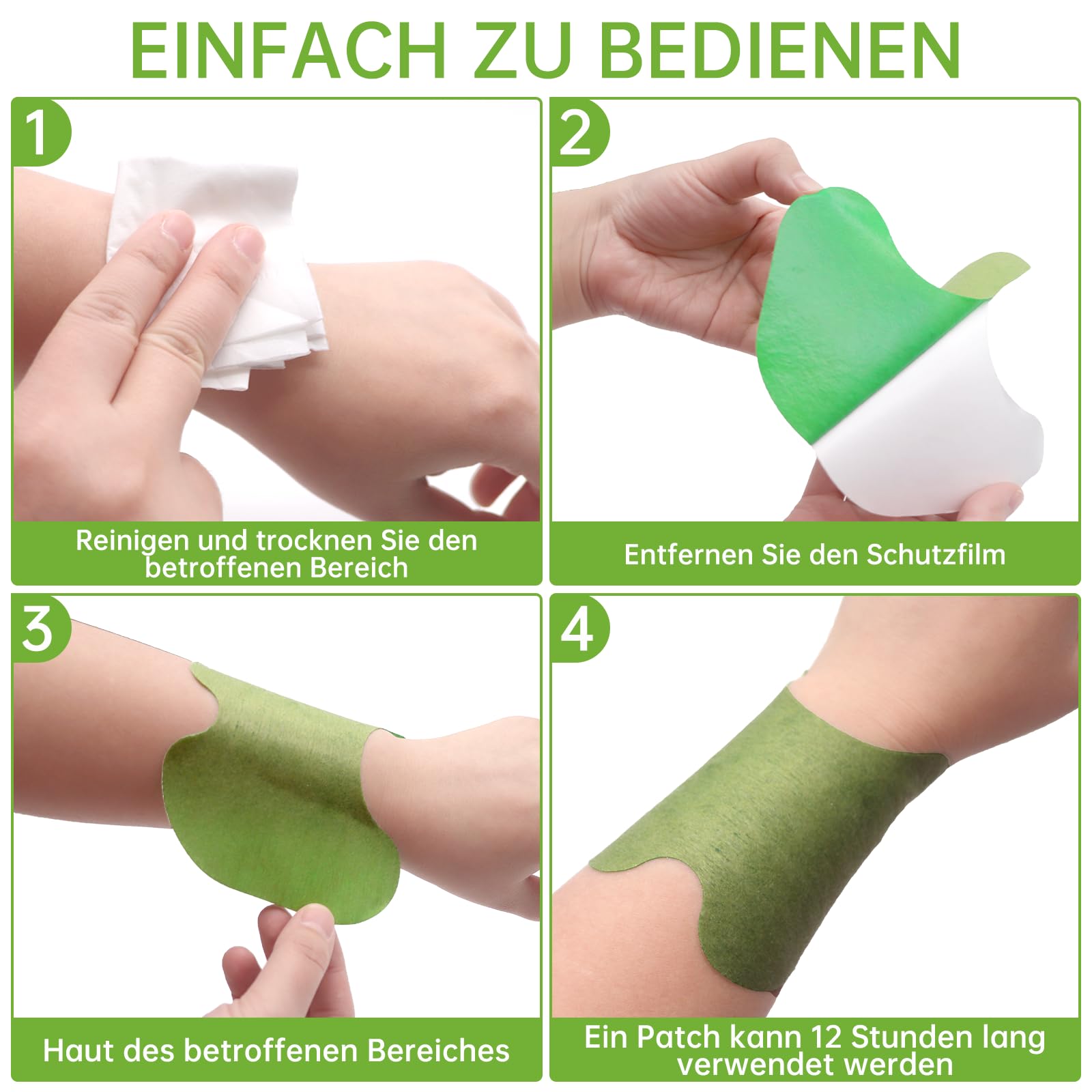 60 Stück Schmerzlinderung Pflaster Knie,Kniepflaster Gegen Arthrose,Pain Relief Patch Knie,Pflaster Knie,Schmerzpflaster Knie,Pain Relief Patch,Schmerzpflaster for Knee,Back,Muscle Soreness