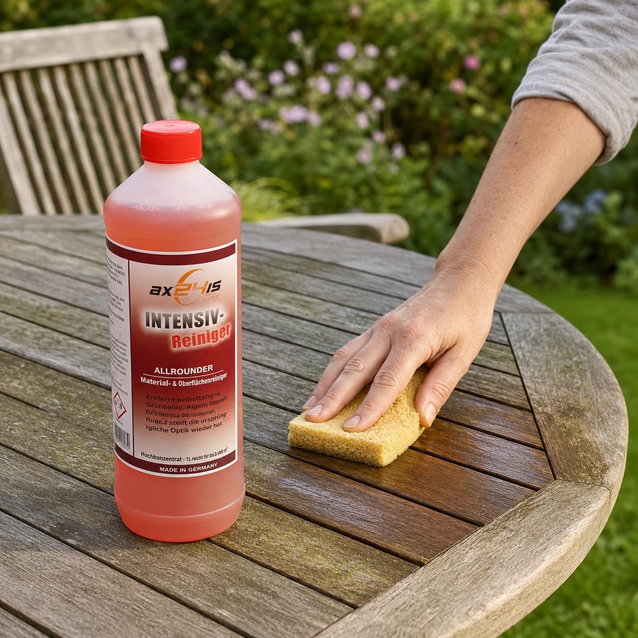 Potente detergente intensivo concentrato, ideale per superfici in plastica, adatto per barche, camper e mobili da giardino, 5 litri