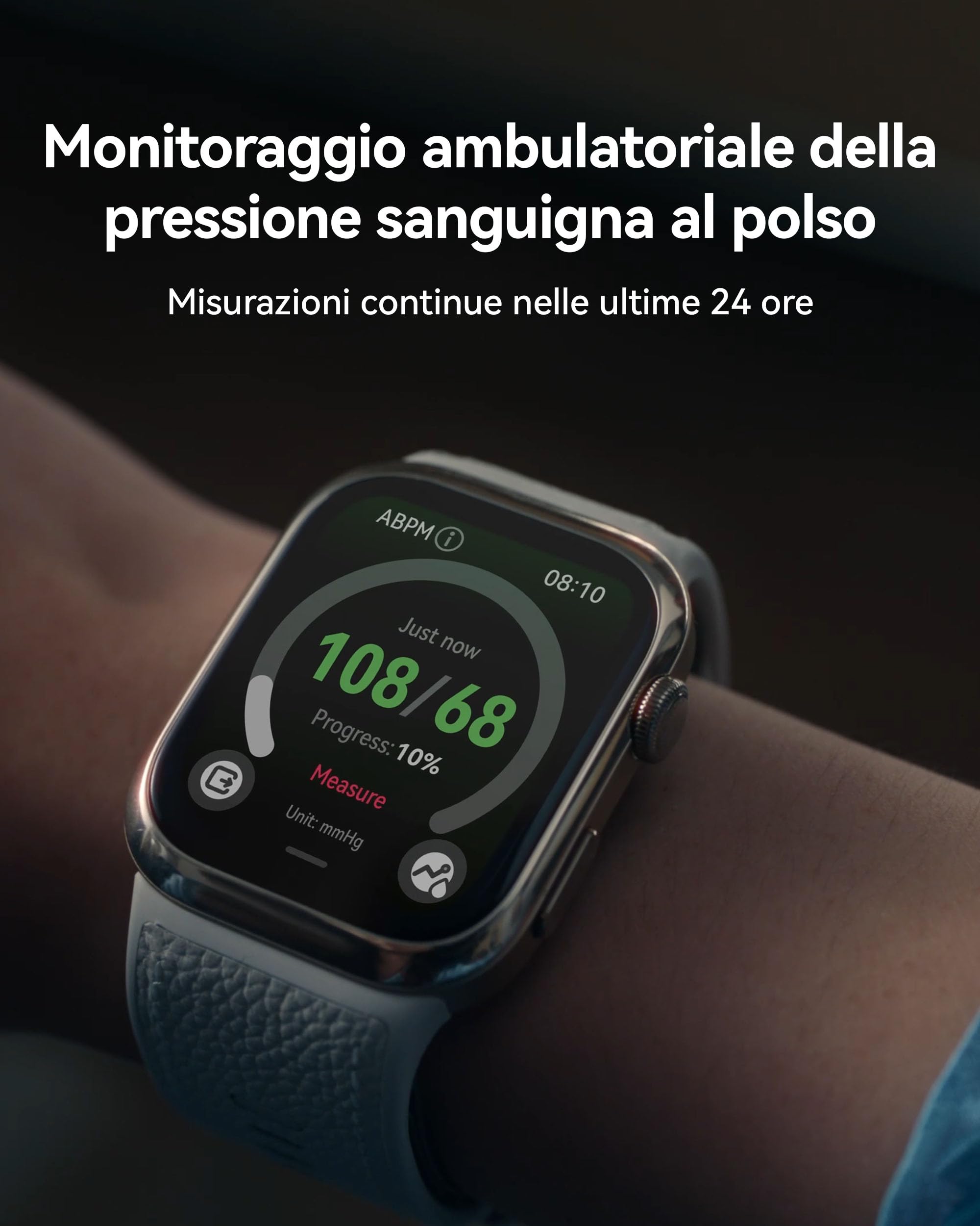 HUAWEI WATCH D2, smartwatch con monitoraggio pressione sanguigna, ECG a singola derivazione in grado di rilevare solo la fibrillazione atriale, stress, sonno, SpO2 e compatibile con iOS e Android