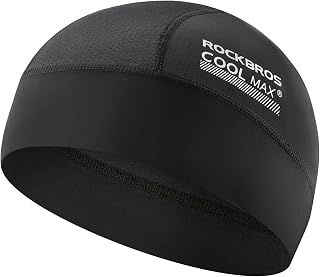 Gorro Ciclismo Verano Bajo Casco Protección UV UPF 50+, Sotocasco Suave y Transpirable Forro de Casco para Hombres y Mujeres