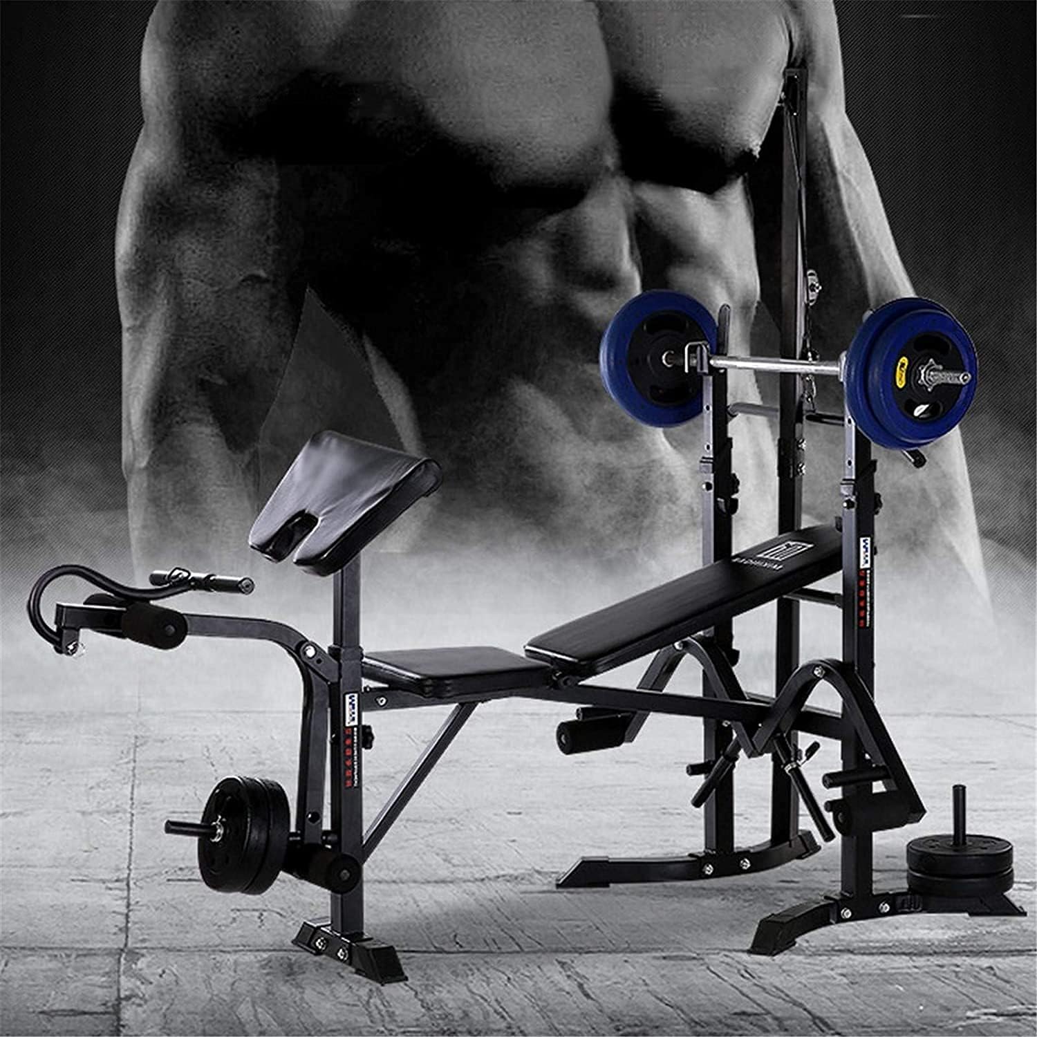 LINMOUA Adjustable Olympic Weight Bench Kuwait Ubuy