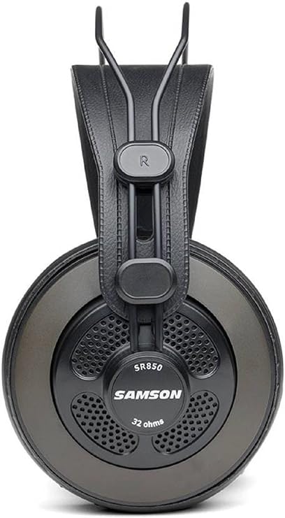 Samson C01 Condenser Microphone and SR850 Studio Headphones Bundle for Recording Vocals Instruments and Home Studio