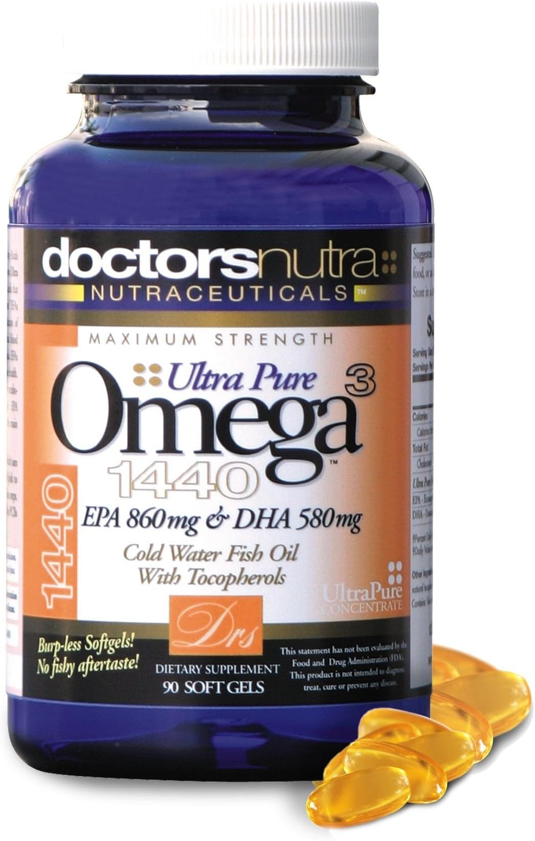Carlson Super Omega3 Gems, 1200 mg Omega3s, Wild Caught