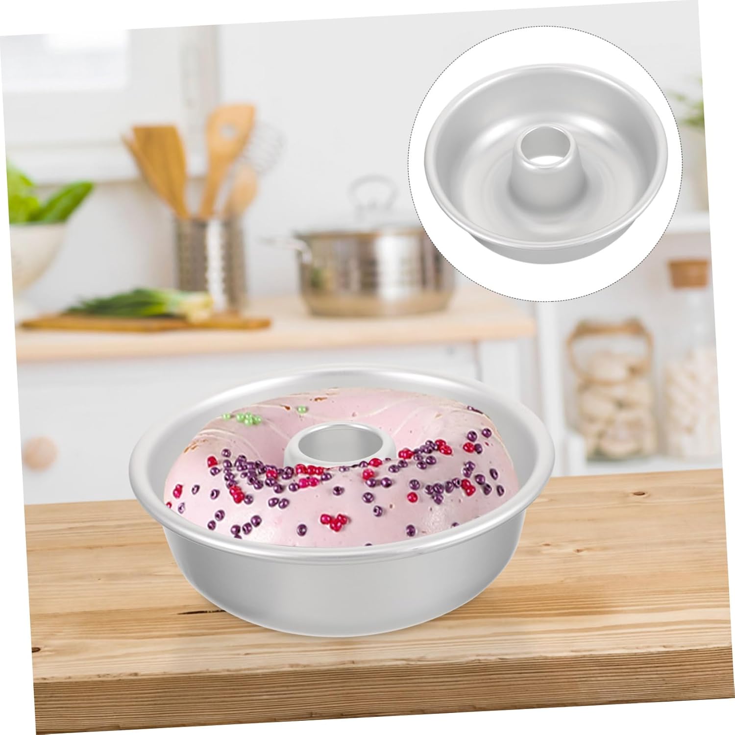 3pcs Doughnut Maker Mold Baking Pan for Unique Hollow Cakes and Desserts for Home and Bakery Use Non-stick Design for Even Heat Distribution