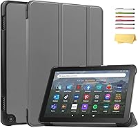 Vista 11 de Funda para tablet Yaxa Kindle Fire Max 11 de 13ª generación (versión 2023) de 11 pulgadas con soporte [encendido y apagado automático] Funda