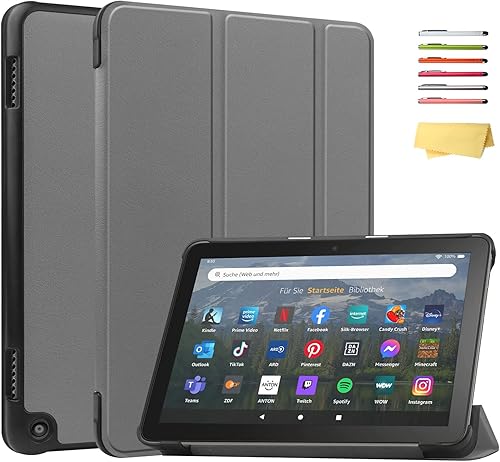 Miniatura 11 de Funda para tablet Yaxa Kindle Fire Max 11 de 13ª generación (versión 2023) de 11 pulgadas con soporte [encendido y apagado automático] Funda