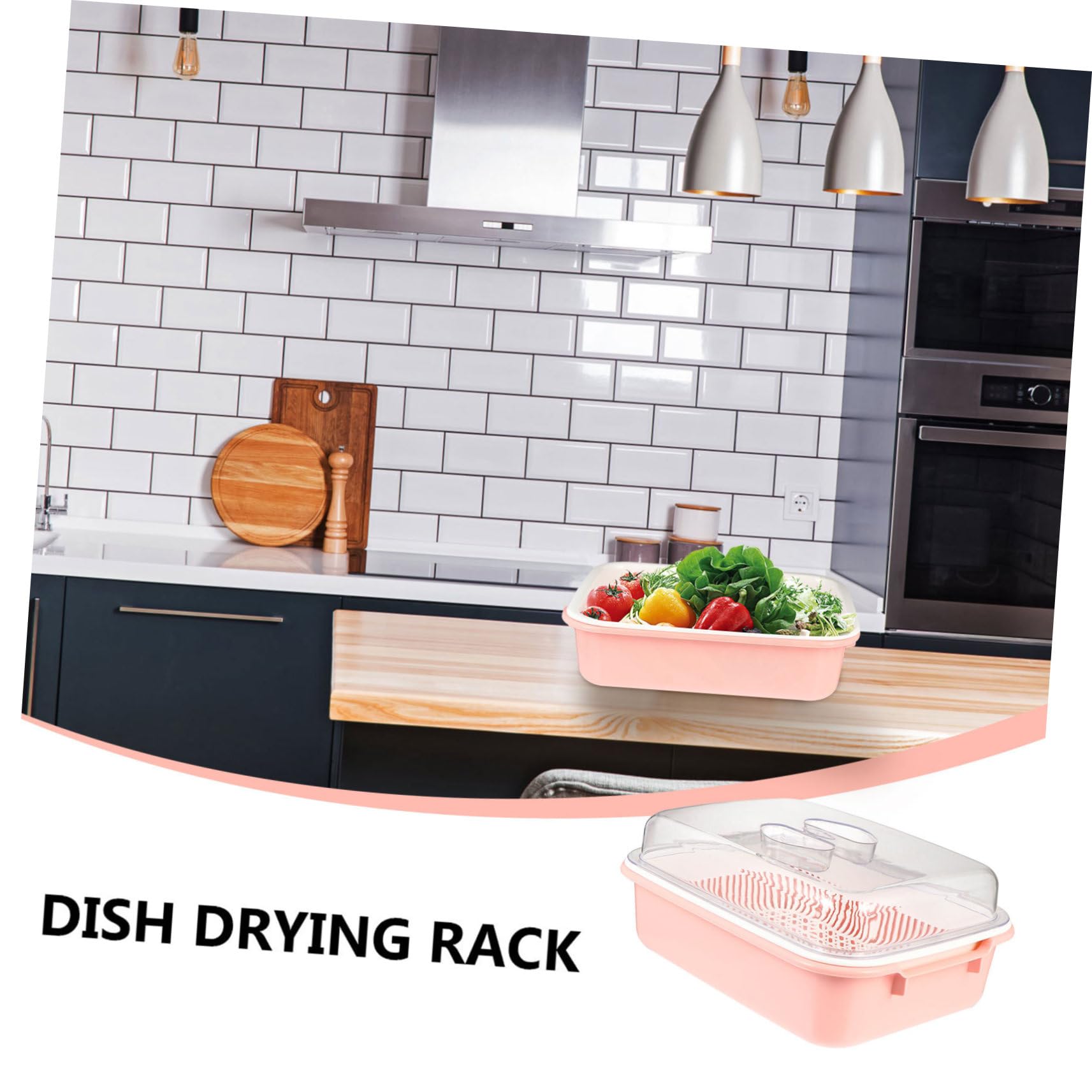 Estante para Secar Biberones y Cubiertos de Pp Resistente para Cocina en Casa Diseño Doble Capa que Mantiene la Vajilla Seca y Ordenada