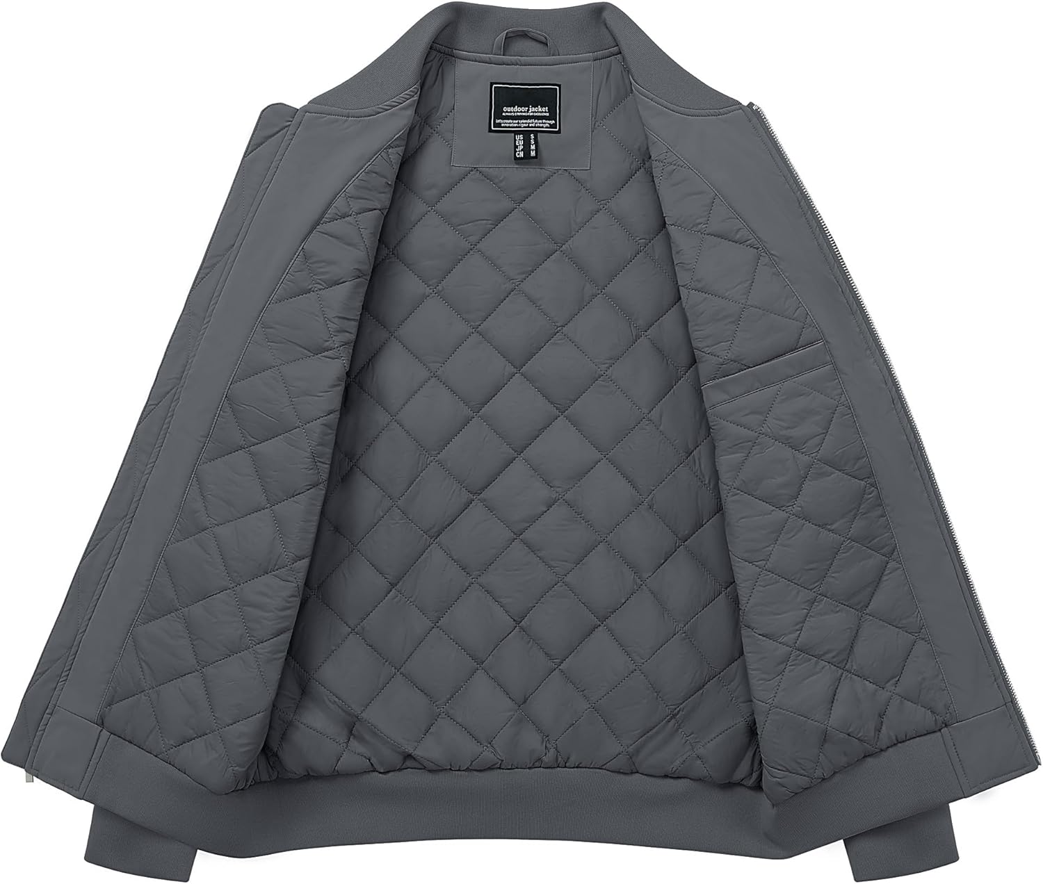 EKLENTSON Men's Bomber Jackets Fleece Lined Winter Flight Jacket Water Resistant Windproof Windbreaker Zip Up