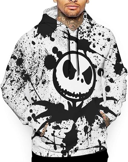 Amazon.com: Jack Skellington Youth Fashion Sweatshirt Men'S And Women'S Autumn And Winter Hoodie 