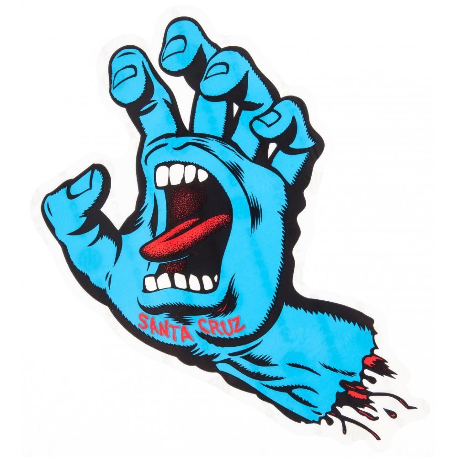 Amazon.com: SANTA CRUZ Screaming Hand Sticker Blue 6 inch