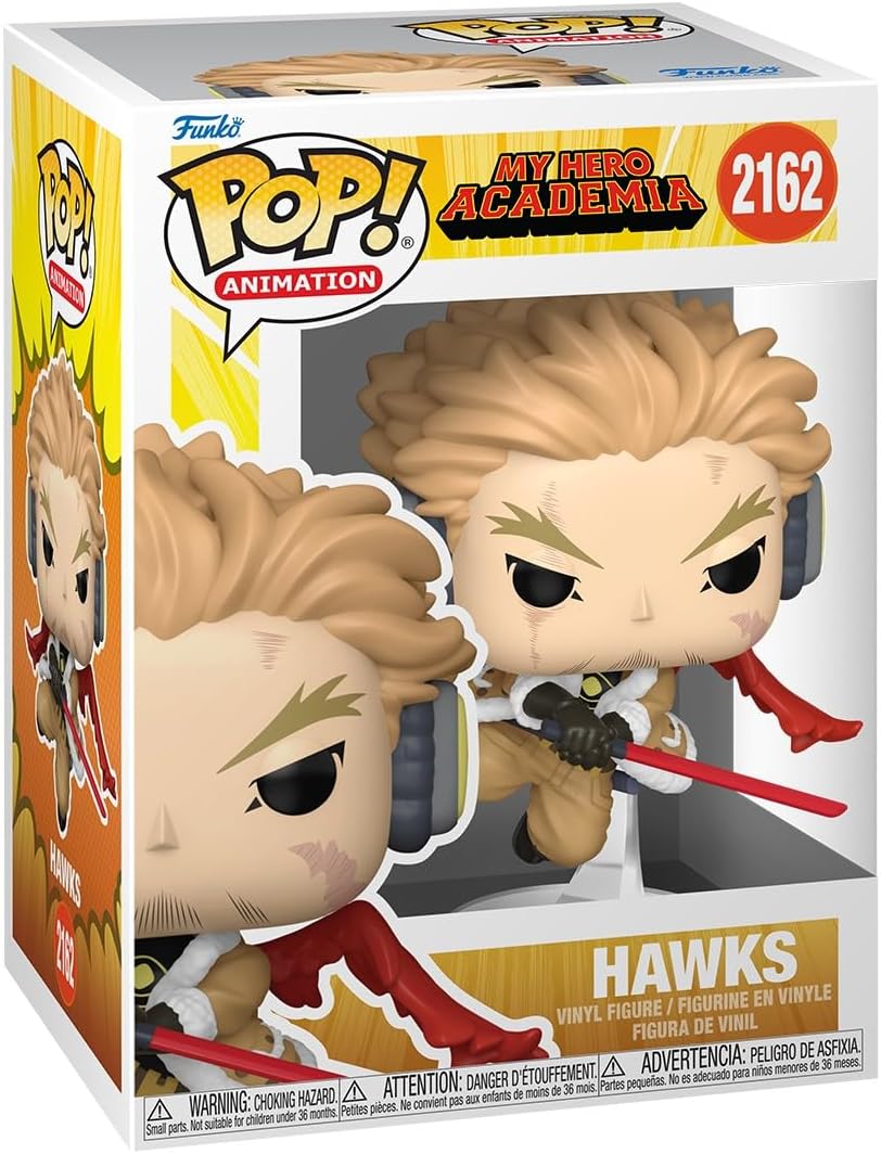 Funko POP! Animation: My Hero Academia (MHA) - Hawks | Official Merch - Collectable Vinyl Figurine for Shelf Display - Birthday Gift Idea for Fans and Collectors