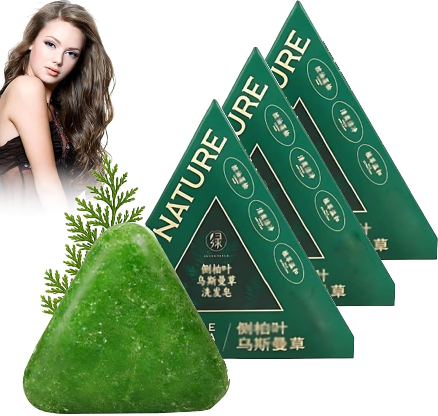 Nature Triangle Shampoo Bar,...