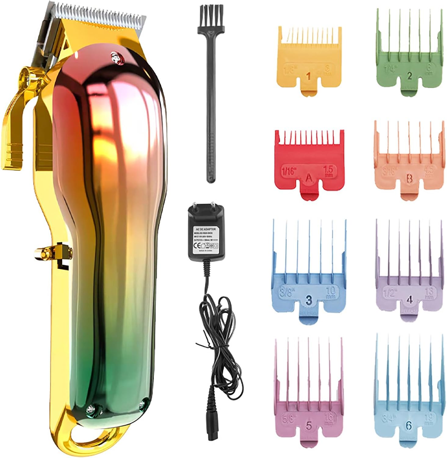 WAIKIL Cordless Professional Hair Clipper for Men,High-Performance Barber Clippers for Hair Cutting,Rechargeable Hair/Beard Trimmers,Grooming Set with Charging Cable,Model 6058